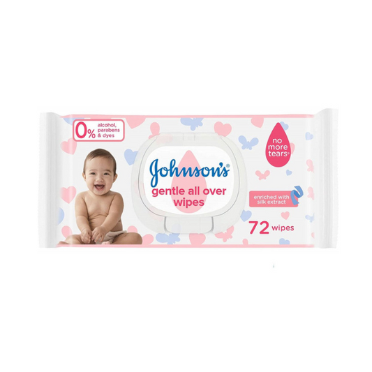 Johnson Baby Wipes 72 Pcs