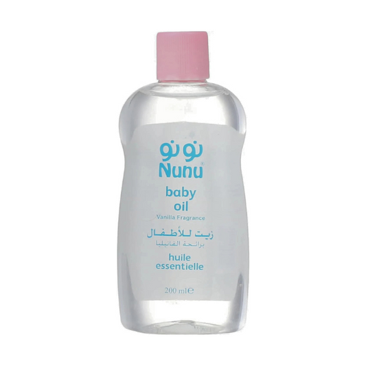 Nunu baby oil with vanilla fragrance - 200 ml