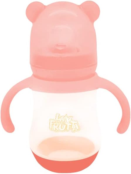 La Frutta sippy training cup silicon nipple 180ml pink