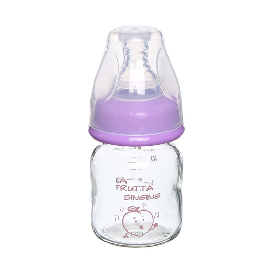 la Frutta Feeding Bottle 60 ml Glass Purple