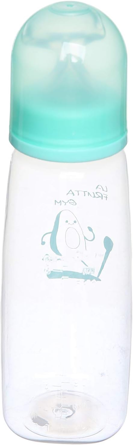 La Frutta Baby Feeding Bottle With Spoon +4m 270ml Green