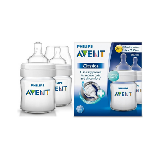 Avent Feeding Bottle Classic 125ml Twin Pack