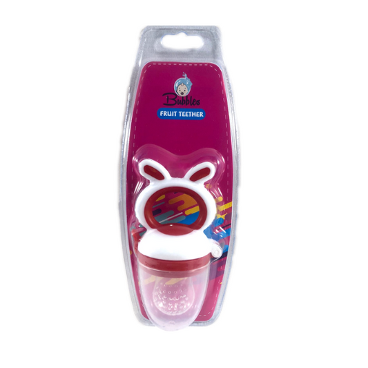 Bubbles Fruit Teether Red