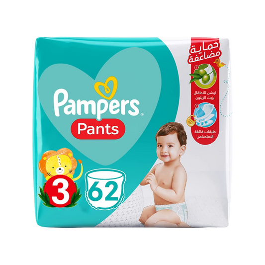 Pampers Pants Diapers Size 3, 6-11 Kg, 62 pants