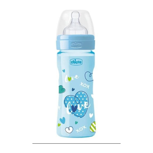 Chicco Well-Being +2 Months 250ml Blue