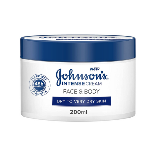 Johnson's Intense Cream Face & Body for Dry to very Dry skin 200ml