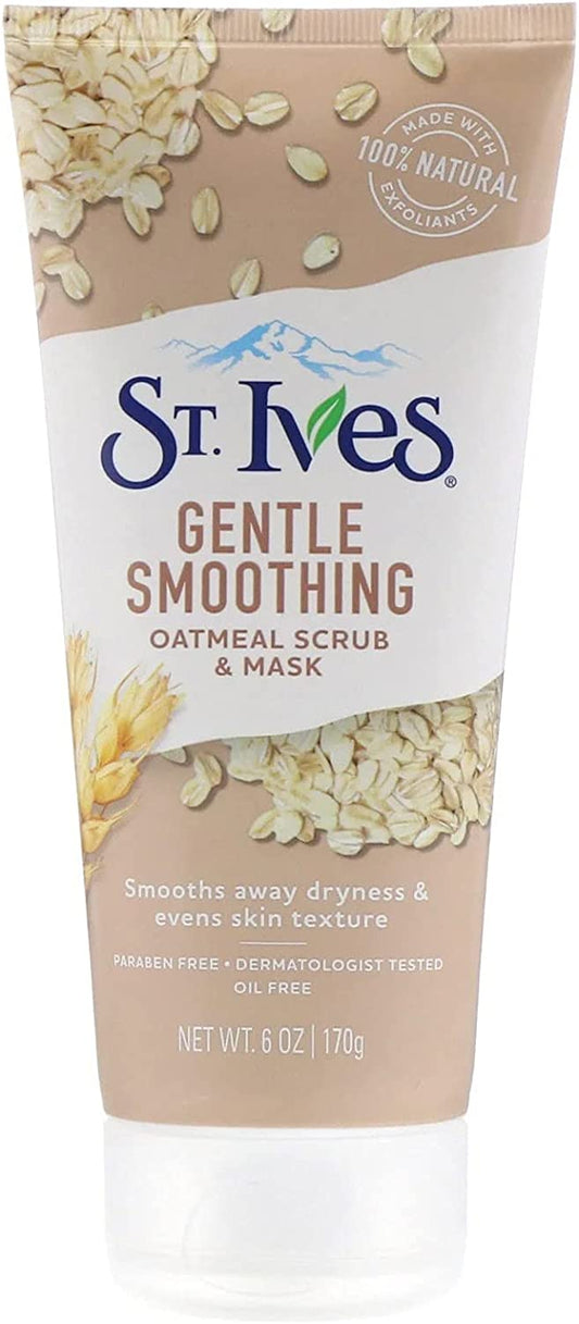 St. Ives Nourished And Smooth Oatmeal Face Scrub And Mask, 170gm