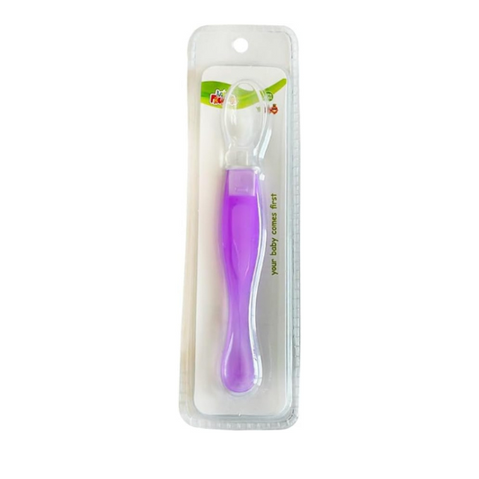 La Frutta Silicone Spoon 2 Side Purple