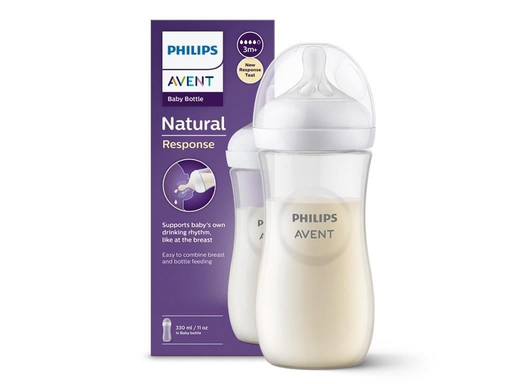 Avent Natural Bottle Response (3m+) 330ml- 1 Pack