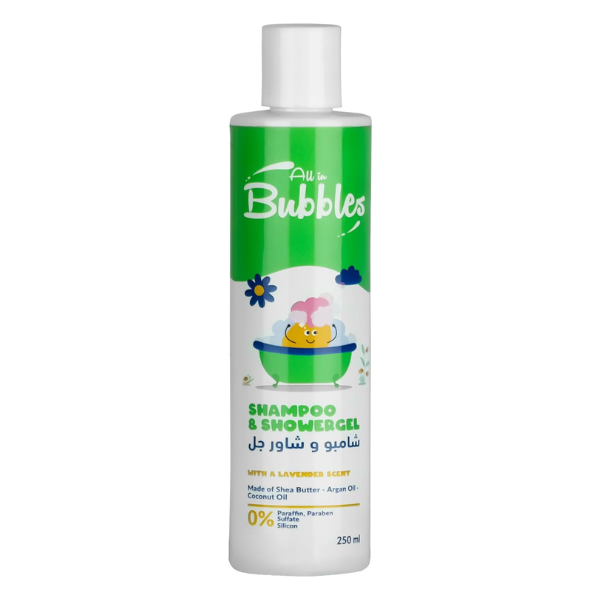 Bubbles Baby Shampoo And Shower Gel 250 ml 2 In 1