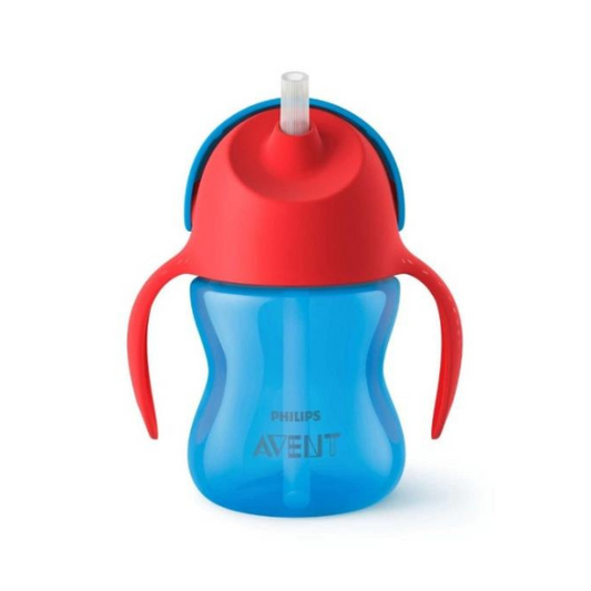 Avent Bendy Straw Sippy Cup - 200ml Red