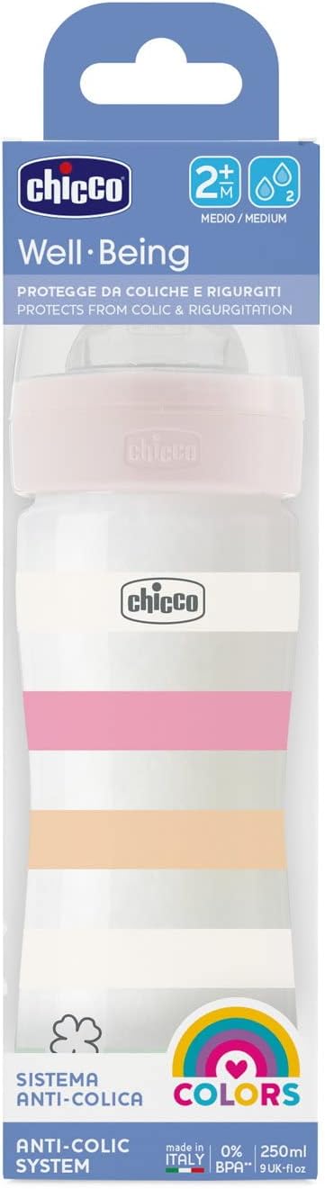 Chicco well being silicone 150 ML + Silicone Physio Soft Soother Baby Dummy 0M+